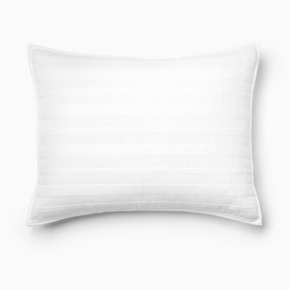 West Elm Bedding West Elm Standard Shams Dobby Ladder Stripe Poshmark